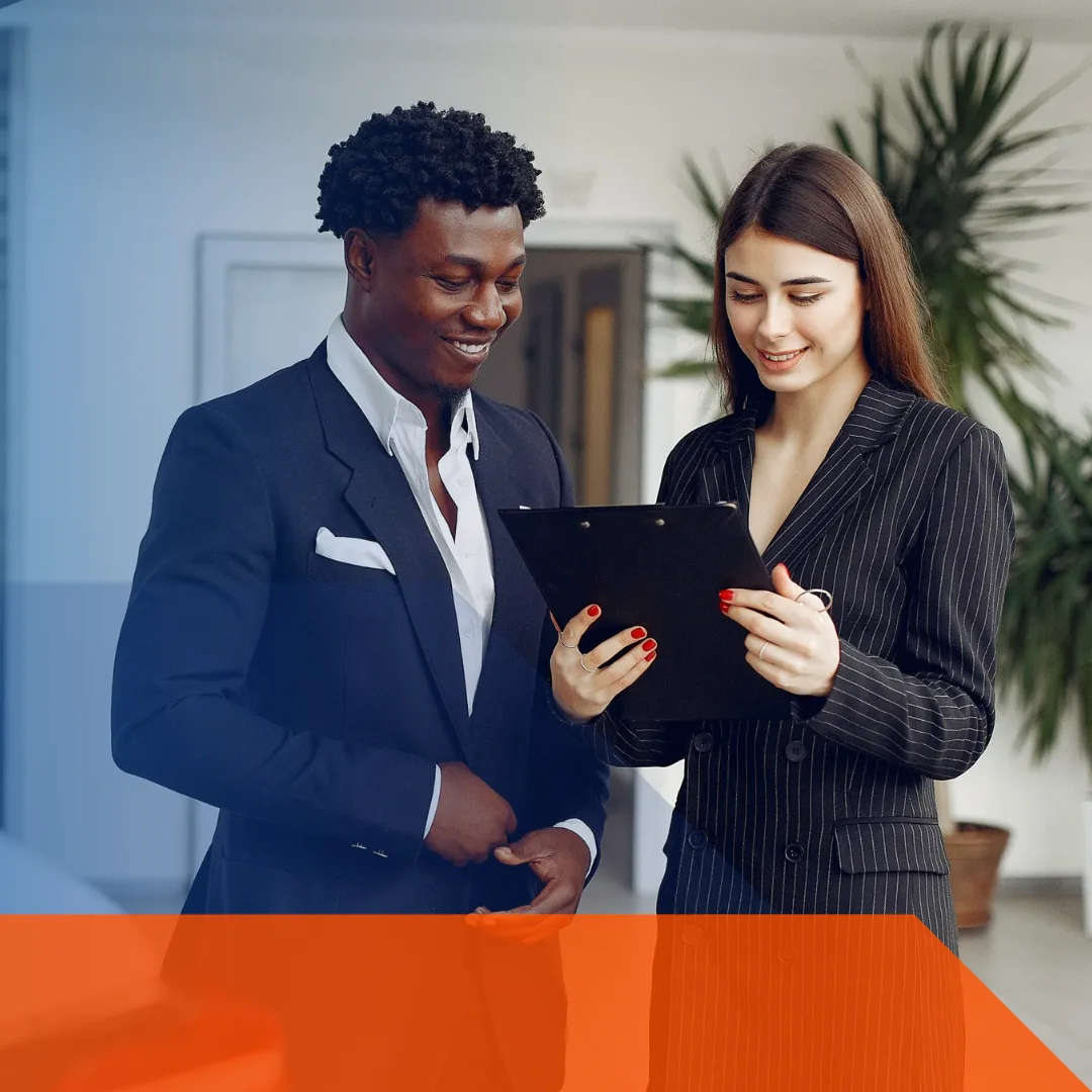 Orange Professional Simple Reason to Hire Business Consultant Service Instagram Post | AstroPresage